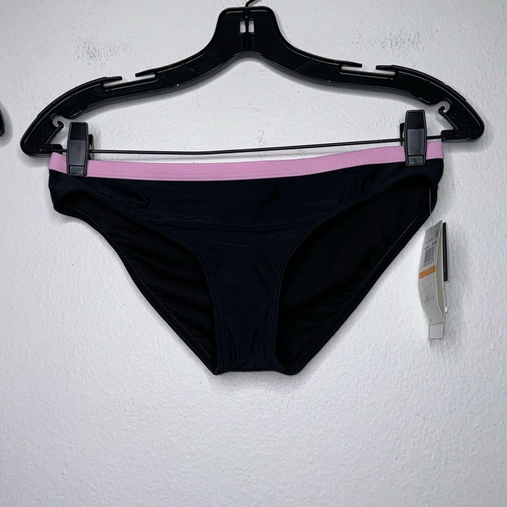 SALT + COVE X-Back Triangle Bikini Top & BINDING HIPSTER BIKINI BOTTOMS - Picture 11 of 16
